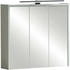 Stylife Spiegelschrank Palermo, Hellgrün, 6 Fächer, 65x62.7x16 cm (865015302)