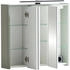 Stylife Spiegelschrank Palermo, Hellgrün, 6 Fächer, 65x62.7x16 cm (865015302)