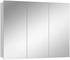 VICCO Badspiegelschrank, Weiß, Weiß, Glas, 6 Fächer, Rechteckig, 100x79.8x16.9 cm (800000712087)