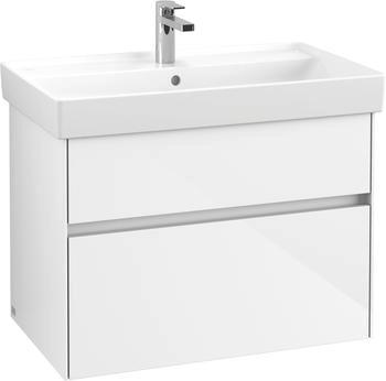Villeroy & Boch Collaro - Waschtischunterschrank mit 2 Ausz&uuml;gen 754x546x444mm wei&szlig; gl&auml;nzend (C01000DH)