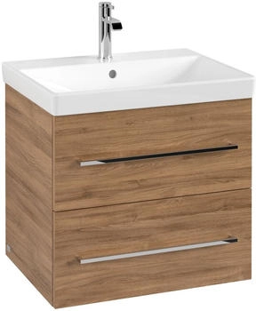 Villeroy & Boch Avento - Waschtischunterschrank 576x514x452mm 2 Ausz&uuml;ge Becken mittig kansas oak (A88900RH)