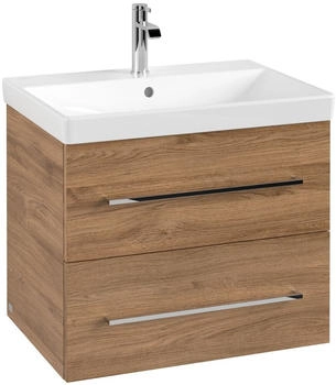 Villeroy & Boch Avento - Waschtischunterschrank 626x514x452mm 2 Ausz&uuml;ge Becken mittig kansas oak (A89000RH)