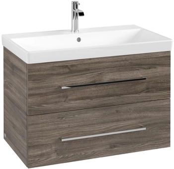 Villeroy & Boch Avento - Waschtischunterschrank 776x514x452mm 2 Ausz&uuml;ge Becken mittig stone oak (A89100RK)