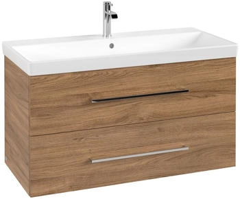 Villeroy & Boch Avento - Waschtischunterschrank 976x514x452mm 2 Ausz&uuml;ge Becken mittig kansas oak (A89200RH)