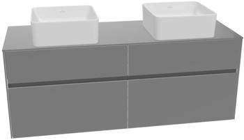 Villeroy & Boch Collaro - Waschtischunterschrank 1400x548x500mm 4 Ausz&uuml;ge glossy grey (C04800FP)