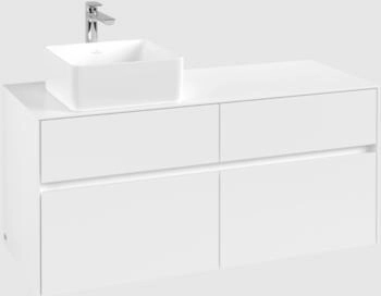 Villeroy & Boch Collaro - Waschbeckenunterschrank 1200x548x 500mm 4 Ausz&uuml;ge white matt (C04200MS)
