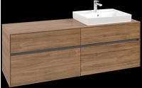 Villeroy & Boch Collaro Waschbeckenunterschrank, Wandmontage, 4