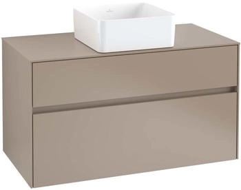 Villeroy & Boch Collaro - Waschtischunterschrank 1000x548x500mm 2 Ausz&uuml;ge glossy grey (C03800FP)