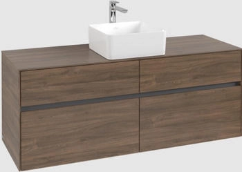 Villeroy & Boch Collaro - Waschtischunterschrank 1400x548x500mm 4 Ausz&uuml;ge arizona oak (C04500VH)