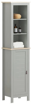 SoBuy Hochschrank, Grau, 39x169x30 cm (800000495469)