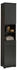 Mid.you Hochschrank, Schwarz, 3 Fächer, 1 Schubladen, 40x191x32 cm, , stehend (1279017002)