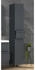 Mid.you Hochschrank, Anthrazit, 2 Fächer, 1 Schubladen, 30x180x31.6 cm, stehend (657041819)