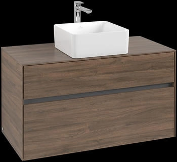 Villeroy & Boch Collaro - Waschtischunterschrank 1000x548x500mm 2 Ausz&uuml;ge arizona oak (C03800VH)