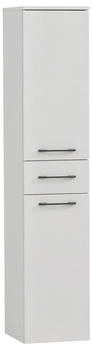 Stylife Hochschrank Maxim, Weiß, Metall, 3 Fächer, 1 Schubladen, 32.7x159.1x35.3 cm, , hängend, (865019506)