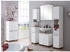 Stylife Hochschrank Jelda, Weiß, Eiche, Metall, 3 Fächer, 2 Schubladen, 30.3x180.9x32.6 cm, stehend, (865019203)