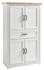Livetastic Midischrank, Weiß, Eiche, Pinien, Kunststoff, 4 Fächer, 1 Schubladen, 83x138x43 cm, stehend, (1279006402)