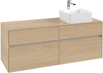 Villeroy & Boch Collaro - Waschbeckenunterschrank 1400x548x 500mm 4 Ausz&uuml;ge nordic oak (C04700VJ)