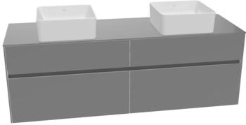 Villeroy & Boch Collaro - Waschtischunterschrank 1600x548x500mm 4 Ausz&uuml;ge glossy grey (C05200FP)