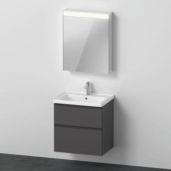 Duravit D-Neo M&ouml;belset mit Spiegelschrank 65 cm (DE0115R4949)