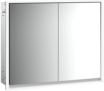 emco loft LED-Lichtspiegelschrank 80 cm, 2 T&uuml;ren, Unterputzmodell (979805107)