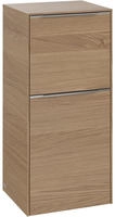 Villeroy & Boch Subway 3.0 Seitenschrank 40 x 86 cm mit 1 Auszug und 1 T&uuml;r, Anschlag