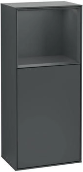 Villeroy & Boch Finion Seitenschrank G510 418 x 936 x 270mm, mit Wandbeleuchtung midnight blue Matt Lacquer (G510HGHG)