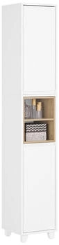 SoBuy Hochschrank, Weiß, 30x170x30 cm (800000823849)