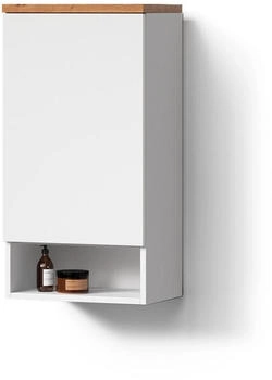 Livinity Badschrank, Weiß, Weiß, 4 Fächer, 40x77.5x27 cm (800000901109)