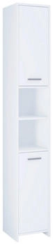 Mid.you Hochschrank, Weiß, 3 Fächer, 30x190x30.4 cm, stehend (657021211)