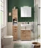 Stylife Spiegelschrank Palermo, Weiß, 6 Fächer, 65x62.7x16 cm (865015307)