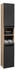 Mid.you Hochschrank, Schwarz, Eiche, 2 Fächer, einzeln stellbar, 34x190x31 cm, stehend (1279019203)