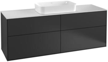 Villeroy & Boch Finion Waschtischunterschrank F19100GM 160x60,3cm, Abdeckplatte white matt, Olive Matt Lacquer