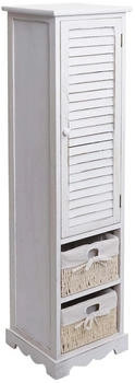 MCW Badezimmerkommode, Wei&szlig;, Holz, 27x120x29 cm, (800000508772)