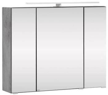 Held Spiegelschrank Möbel Stockholm, Grau, 80x64x20 cm (307010504)
