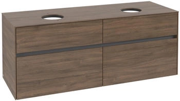 Villeroy & Boch Collaro - Waschtischunterschrank 1400x548x500mm 4 Auszüge arizona oak (C04800VH)
