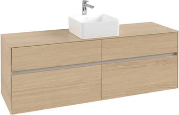 Villeroy & Boch Collaro - Waschtischunterschrank 1600x548x500mm 4 Auszüge nordic oak (C04900VJ)