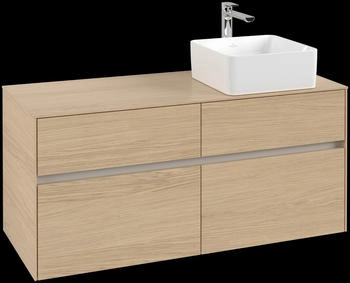 Villeroy & Boch Collaro - Waschbeckenunterschrank 1200x548x 500mm 4 Auszüge nordic oak (C04300VJ)
