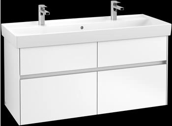 Villeroy & Boch Collaro - Waschtischunterschrank 1154x546x444mm LED 4 Ausz. Becken mittig white matt (C012B0MS)