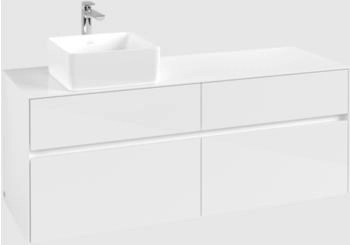Villeroy & Boch Collaro - Waschtischunterschrank 1400x548x500mm 4 Ausz&uuml;ge glossy white (C04600DH)