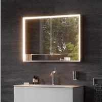 Keuco Royal Lumos Aufputz-Spiegelschrank 70 x 73,5 cm mit Spiegelheizung,