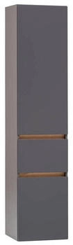 XORA Hochschrank Bogen, Grau, 4 F&auml;cher, 1 Schubladen, einzeln stellbar, 40x180x35 cm, stehend, h&auml;ngend (307014310)