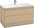 Villeroy & Boch Finion Waschtischunterschrank G02000PC 99,6x59,1x49,8cm, Oak Veneer, mit Wandbeleuchtung
