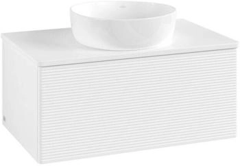 Villeroy & Boch Antao Waschtischunterschrank 800x360x500mm L30110MT mit Beleuchtung mit Struktur FK/AP: MT/0