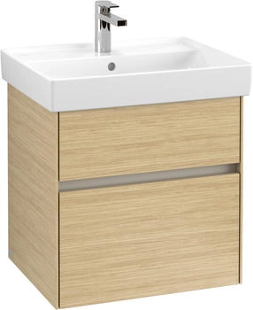 Villeroy & Boch Collaro - Waschtischunterschrank mit 2 Ausz&uuml;gen 554x546x444mm nordic oak (C00800VJ)