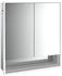emco loft LED-Lichtspiegelschrank 60 cm, 2 Türen und Unterfach, Unterputzmodell (979805205)