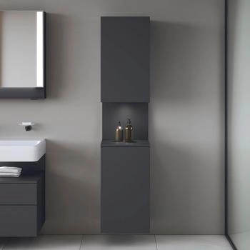 Duravit Qatego Hochschrank 40 x 176 cm, 2 T&uuml;ren Anschlag links, mit LED Beleuchtung (QA1346L49490010)