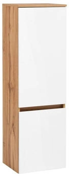 Held Midischrank Möbel Kopenhagen, Weiß, Eiche, 40x130x35 cm, hängend, stehend, (307010614)