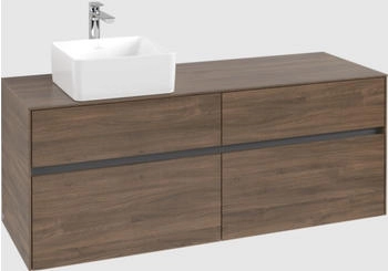 Villeroy & Boch Collaro - Waschbeckenunterschrank 1400x548x 500mm 4 Auszüge arizona oak (C04600VH)