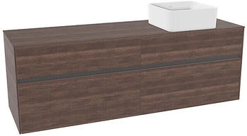 Villeroy & Boch Collaro - Waschbeckenunterschrank 1600x548x 500mm 4 Ausz&uuml;ge arizona oak (C05100VH)
