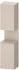Duravit Qatego Hochschrank 40 x 176 cm, 2 Türen Anschlag links (QA1346L91830000)